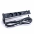 TOO DPS-113-3S IP20,3x 2P+F,2x USB-A,RJ45,HDMI,színes csomagolás,ezüst asztalra rögzíthető elosztó