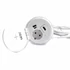 TOO PPS-102-1W IP20,1x 2P+F,USB-A,Type-C,QI-töltés,HDMI,színes csomagolás,fehér asztalba süllyeszthető elosztó