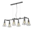 TRIO 307000688 GOTHAM 6 x E27 antik ezüst többágú függeszték