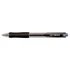 Golyóstoll, 0,3 mm, nyomógombos, UNI "SN-100 Laknock", fekete