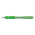 Golyóstoll, 0,3 mm, nyomógombos, UNI "SN-100 Laknock", zöld
