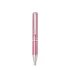 Golyóstoll, 0,24 mm, teleszkópos, metál pink tolltest, ZEBRA "SL-F1", kék