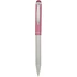 Golyóstoll, 0,24 mm, teleszkópos, rozsdamentes acél, pink tolltest, ZEBRA "Telescopic Metal Stylus", kék