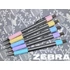 Golyóstoll 0,7mm, pasztell rózsaszín test, Zebra F-301, írásszín kék