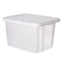 Tárolódoboz, tetővel, 26 l, áttetsző, CURVER "Essentials"