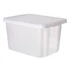 Tárolódoboz, tetővel, 45 l, áttetsző, CURVER "Essentials"