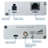 Teltonika TRB140 1xGbE LAN 1xminiSIM 4G/LTE CAT4 Gigabit ipari Ethernet IoT gateway