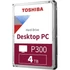 Toshiba P300 3,5" 4000GB belső SATAIII 5400RPM 128MB winchester
