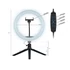 Tracer LED Ring Lamp with Mini Tripod Black