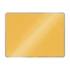 Mágneses üvegtábla, 80x60 cm, LEITZ "Cosy", melegsárga