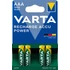 Tölthető elem, AAA mikro, 4x1000 mAh, előtöltött, VARTA "Power"