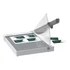 Vágógép, karos, A4, 10 lap, LEITZ "Precision Home Office A4"