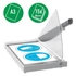 Vágógép, karos, A3, 15 lap, LEITZ "Precision Office"