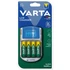 Elemtöltő, AA ceruza/AAA mikro, 4x2600 mAh AA, LCD kijelző, 12V USB, VARTA