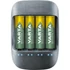 Elemtöltő, AA ceruza/AAA mikro, 4x2100 mAh, VARTA"ECO"