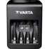 Elemtöltő, AA/AAA/9V, 4xAA 2100 mAh, LCD kijelző, VARTA "Plug"