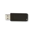 Pendrive, 16GB, USB 2.0, VERBATIM "Slider", fekete