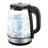 Sencor SWK 2090BK 2l inox-fekete üveg vízforraló