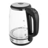 Sencor SWK 2090BK 2l inox-fekete üveg vízforraló