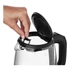 Sencor SWK 2090BK 2l inox-fekete üveg vízforraló