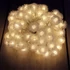Zúzmara alakú 3cm/10m/meleg fehér/80db LED-es/USB-s fénydekoráció
