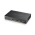 ZyXEL GS1920-8HPv2 8port GbE LAN PoE (130W) 2port Gbe combo RJ45/SFP L2 menedzselhető switch