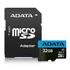 ADATA MicroSD kártya - 32GB microSDXC UHS-I Class10 A1 (R/W: 100/20 MB/s) + adapter