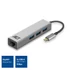 ACT AC7055 USB-C Hub 3 port with Gigabyte Ethernet Grey