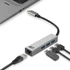 ACT AC7055 USB-C Hub 3 port with Gigabyte Ethernet Grey