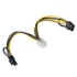 Akyga AK-CA-55 15cm 1x 6-tűs PCI Express - 2x 6+2-tűs PCI Express kábel