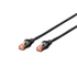 DIGITUS CAT6 S-FTP LSZH 2m fekete patch kábel