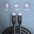 AXAGON BUCM3-CM30AB Speed USB-C <> USB-C 3.2 Gen 1 Cable 3m Black