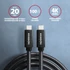 Axagon BUCM32-CM10AB USB-C 3.2 Gen 2 - USB-C 1 m fekete kábel