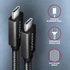 Axagon BUCM32-CM10AB USB-C 3.2 Gen 2 - USB-C 1 m fekete kábel