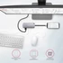 Axagon HMC-6M2 SUPERSPEED USB-C COMBO ezüstfekete 6IN1 HUB