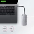 Axagon HMC-6M2 SUPERSPEED USB-C COMBO ezüstfekete 6IN1 HUB