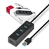 Axagon HUE-S2B 4 portos USB3.0 gyorstöltő HUB