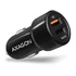 Axagon PWC-QC5 QC3.0 + 2.4A fekete autós töltő