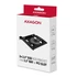 Axagon RHD-P25 3,5"vagy PCI slotba 2x2,5" fekete SSD / HDD beépítő keret