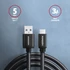Axagon BUCM3-AM10AB USB-C 3.2 Gen 1 - USB-A 1 m fekete kábel