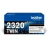 Brother TN2320TWIN fekete toner (eredeti)