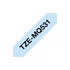 Brother TZe-MQ531 laminált P-touch szalag (12mm) Black on Pastel Blue - 4m