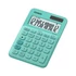 Számológép, asztali, 12 számjegy, CASIO, "MS 20 UC", zöld