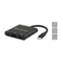 Conceptronic Notebook Dokkoló - DONN01B (Bemenet: USB-C, Kimenet: HDMI+USB-C PD:60W+USB-A 3.0, fekete)