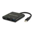 Conceptronic Notebook Dokkoló - DONN01B (Bemenet: USB-C, Kimenet: HDMI+USB-C PD:60W+USB-A 3.0, fekete)