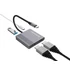 Conceptronic Notebook Dokkoló - DONN11G (Bemenet: USB-C, Kimenet: 2xHDMI+USB-C PD:100W+USB-A, ezüst)
