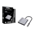 Conceptronic Notebook Dokkoló - DONN11G (Bemenet: USB-C, Kimenet: 2xHDMI+USB-C PD:100W+USB-A, ezüst)