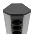 Delight 20484 alumínium 4-es sarokelosztó + 2 USB-A port