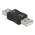 Delock 65011 USB-A apa - USB-A apa adapter