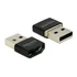 Delock 65680 HDMI-A anya > USB-A apa fekete adapter